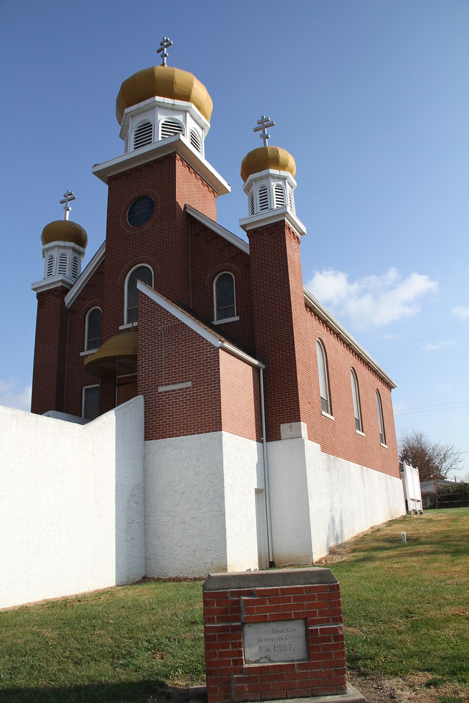 Benld IL, Benld Illinois, Dormition Church, Russian Orthodox Church