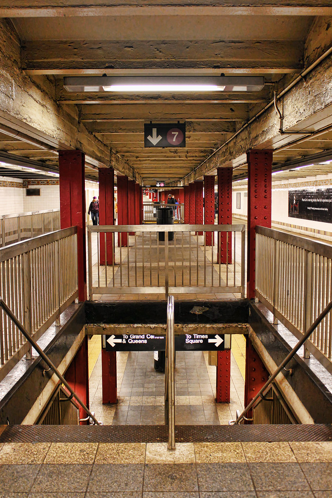 Bryant Park Subway Station It's usually rare to see the su… Flickr