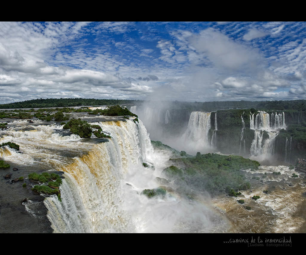 Cataratas de Iguazú desde el lado brasilero