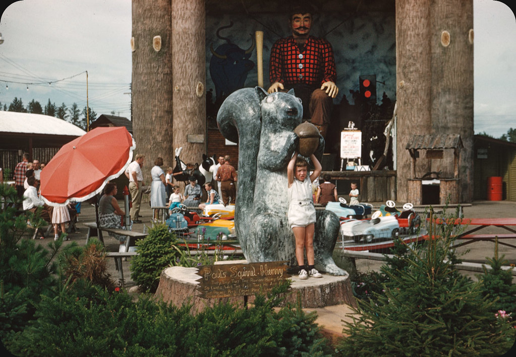 Paul's Squirrel Henry 1956 Paul Bunyan Amusement Center,… Flickr