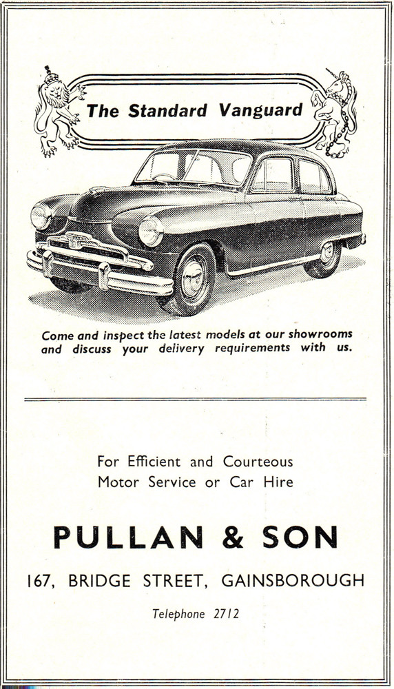 Vintage Advert Pullan's Garage, Gainsborough, Lincolnshir… Flickr