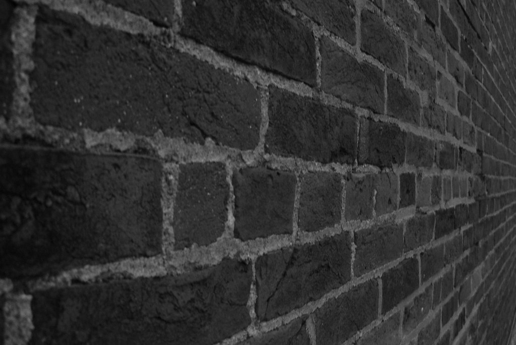 brick wall taken in miami county ohio, back side of a old … Flickr