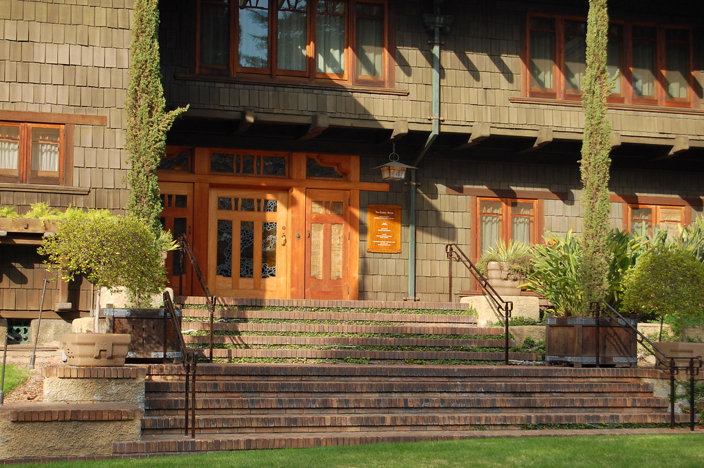 Gamble House Front Porch and Stairs D1v1d Flickr