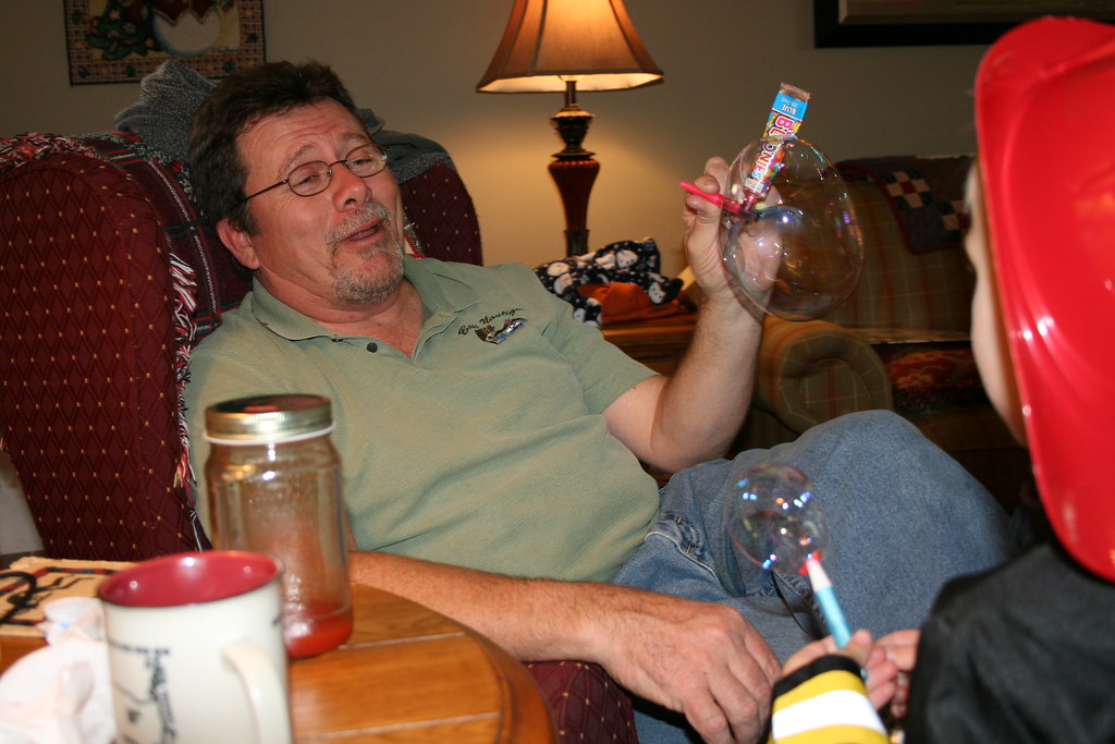 Dad hitting the crack pipe Justin Blake Flickr