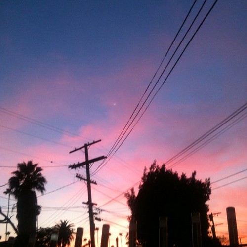 Sunset sliver, no filter at Sugar Shack, Los Angeles Flickr