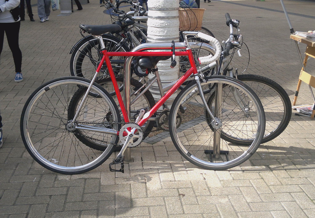 Fixie Red n' Chrome Swishrelic Flickr