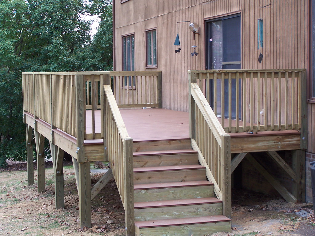 Composite Deck Replaced existing deck with new composite d… Flickr