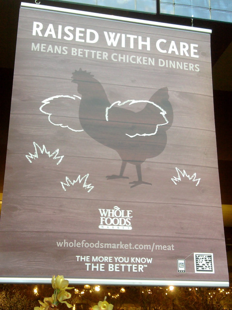 Whole Foods QR Code Great concept, but as these are