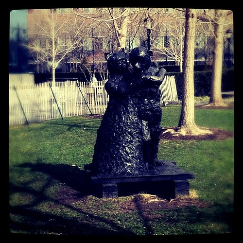 Ape and Cat at the Dance. Ted Bonenfant Flickr