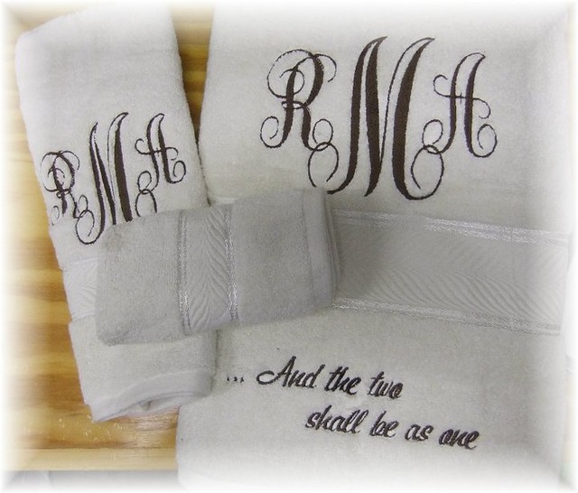 wedding towels Wedding towel set 75.00 2 Bath Towels 2 … Flickr