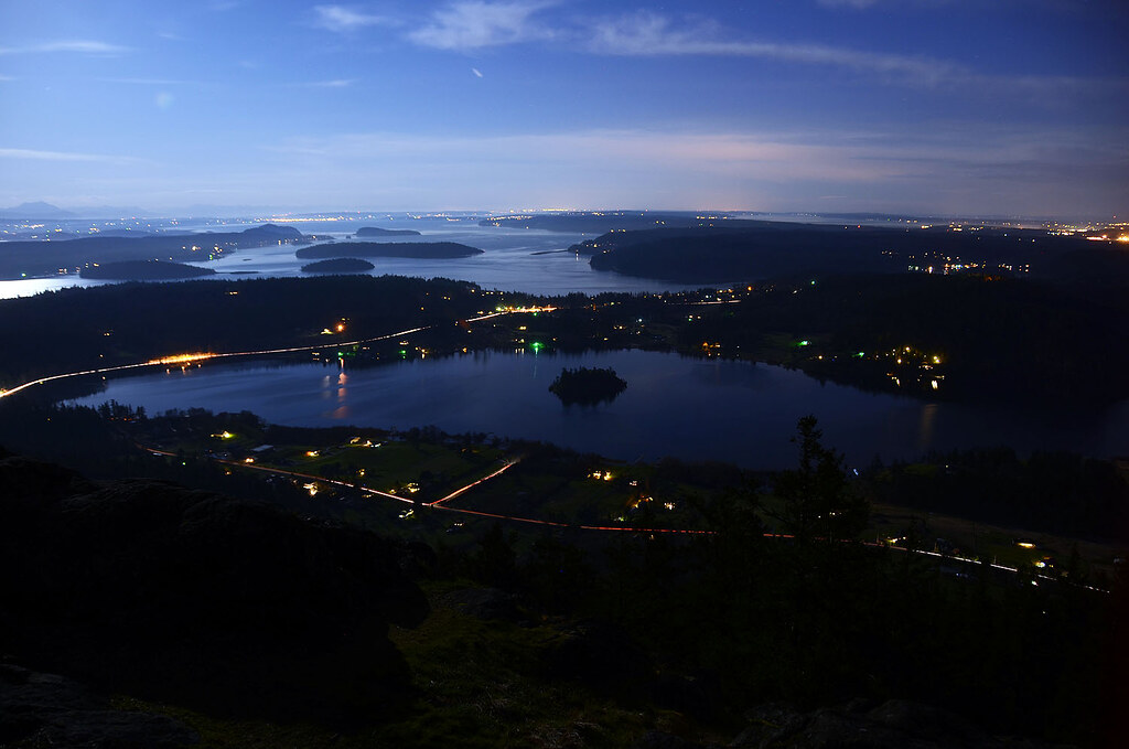 campbell lake by full moonlight 7659 Chuck Hilliard Flickr