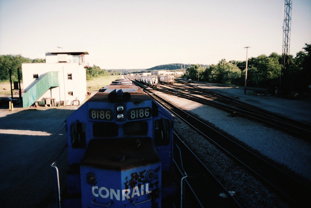 Conrail Meadville, PA Conrail's former Erie Lackawanna y… Flickr