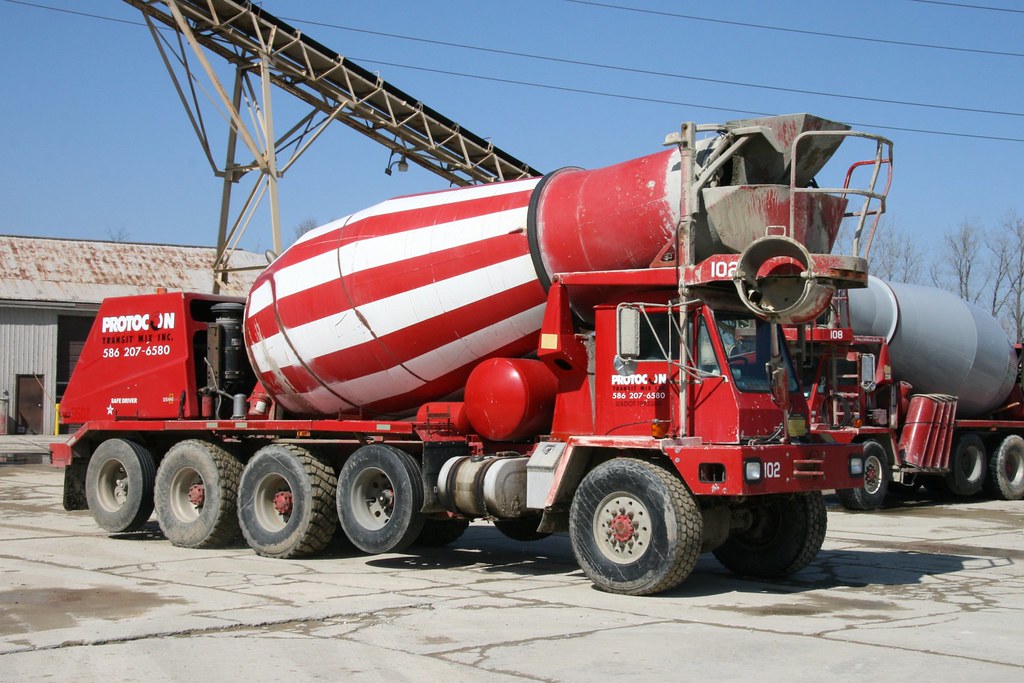 OshKosh Mixer Truck Protocon Transit mix Oshkosh truck Rick