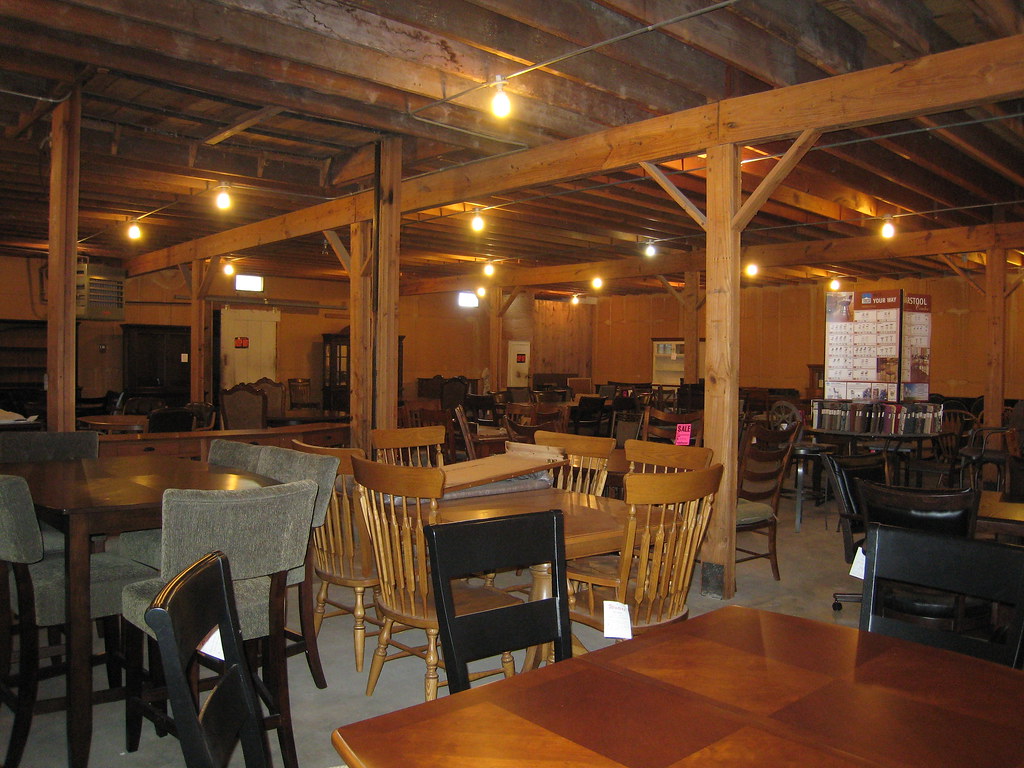 Waters Furniture showroom The dining room table quonset hu… Flickr