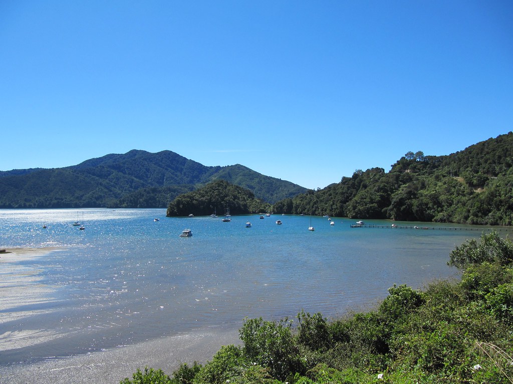 Ngakuta Bay, Marlborough Sounds, New Zealand Ngakuta Bay, … Flickr