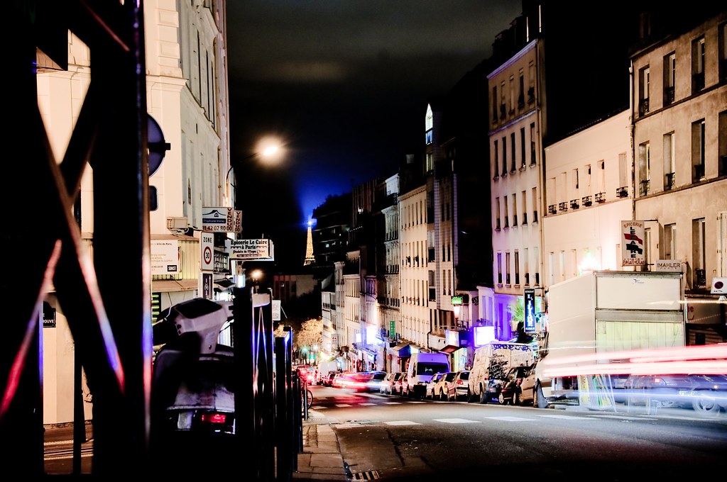 Belleville Night Lights AlexandreC Flickr