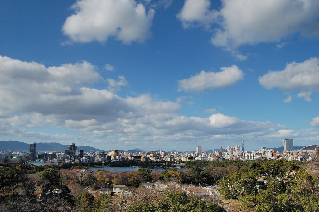 Ohori Park & Fukuoka City Fukuoka Castle in Chuoku was on… Flickr