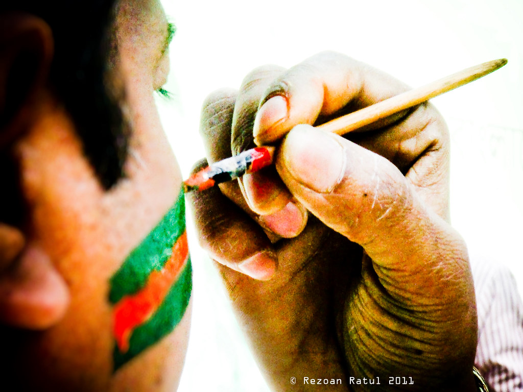 The Color of Independence The red represents the blood