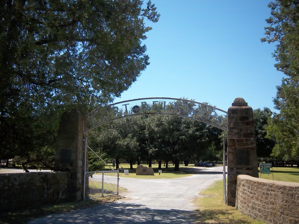 Fort Belknap Entrance, Newcastle, Texas The entrance to hi… Flickr