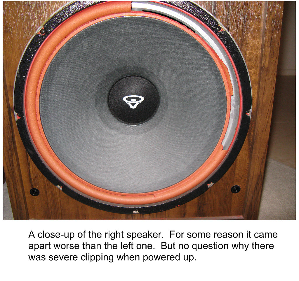 Right Speaker Damage 2 Russ Flickr