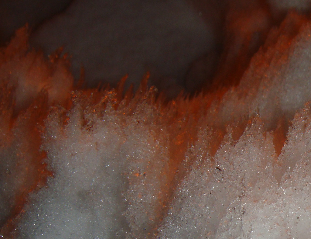 Melting Snow The bonfire was hot enough to start melting a… Flickr