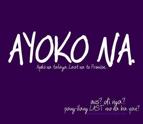 AYOKO NA!!! inah canchela Flickr