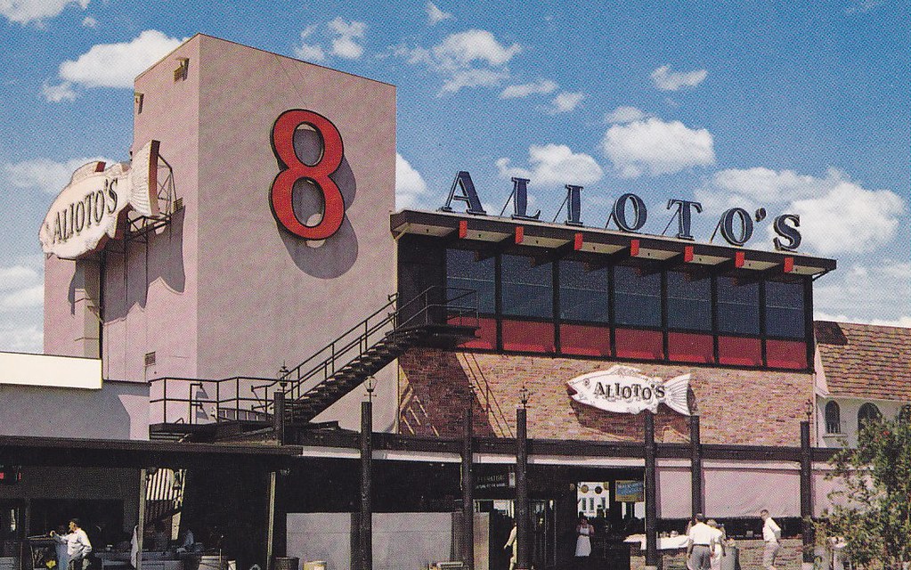 Alioto's San Francisco Back of postcard reads FISHERMAN'S… Flickr