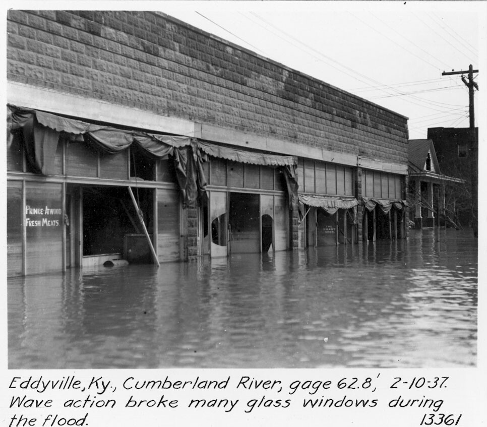 Cumberland River Flood 1937 Eddyville, Kentucky U.S. Arm… Flickr