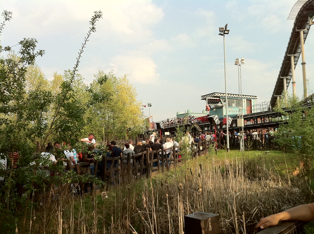 Thorpe Park Stealth Queue The queue for Stealth at Thorp… Flickr
