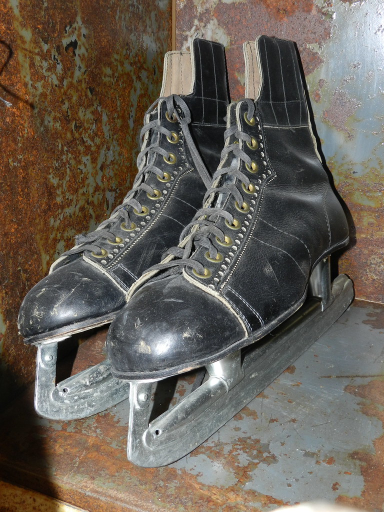 Leather Ice Skate 1950 AC 1049 romain castelli Flickr