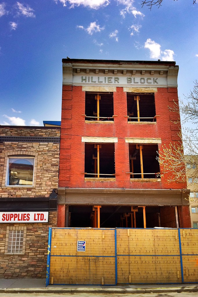 Hillier Block Under restoration. Calgary. (May 2011) Ricky Leong