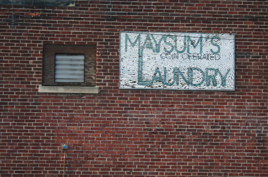 Maysum's Old laundromat in Columbus, OH. Amanda B. Flickr