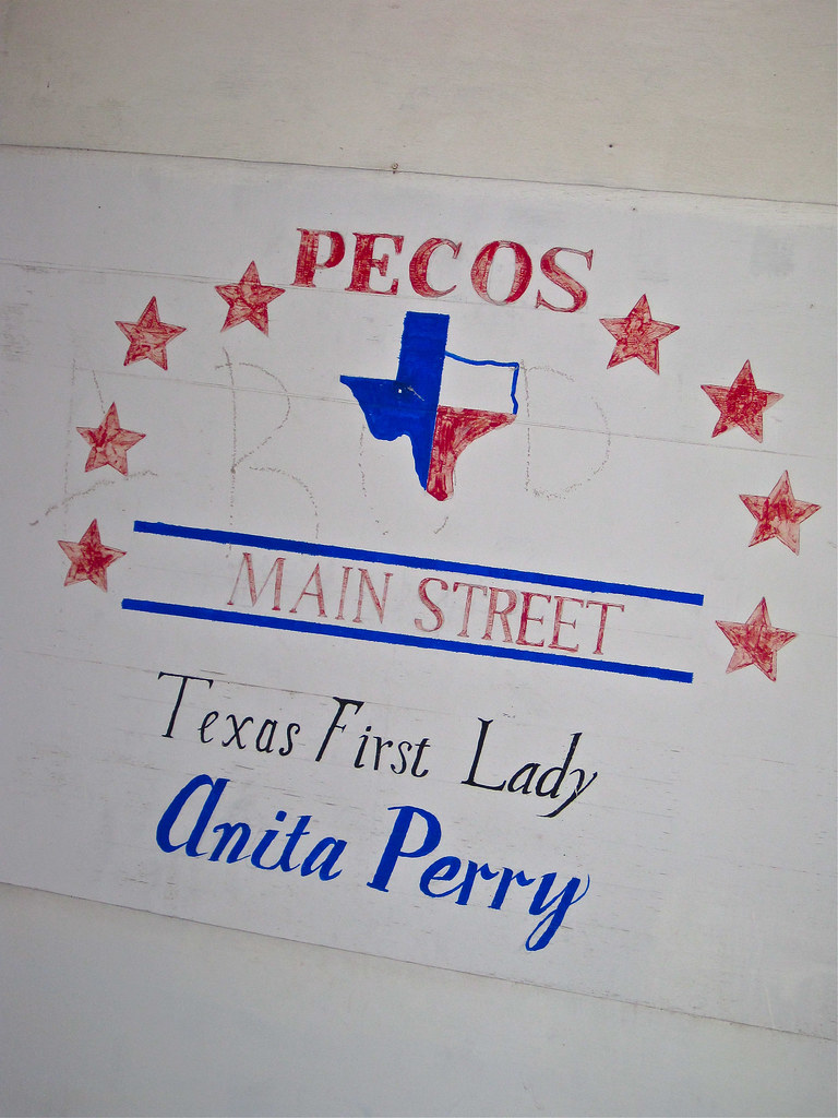 Pecos Main Street, Pecos, TX Sign seen in downtown Pecos, … Flickr
