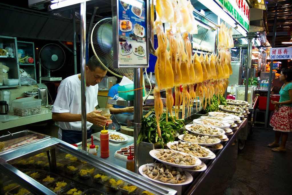 Gurney Drive Hawker Centre Night Market Penang, Malaysia a photo on