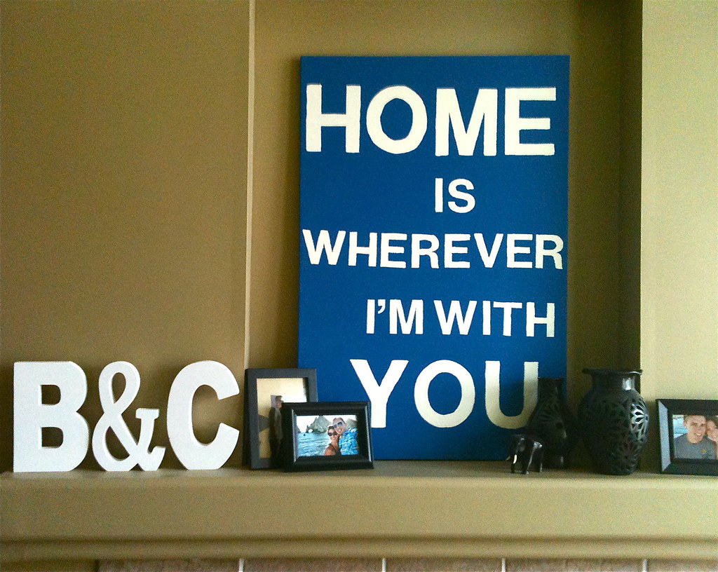 DIY Canvas DIY canvas painting lyrics from 'our song' Ho… Flickr