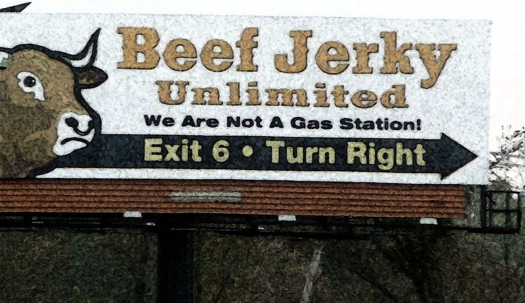 Beef Jerky Unlimited Billboard a photo on Flickriver