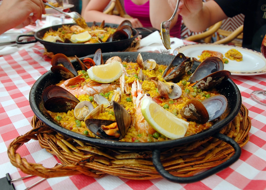 Spanish Paella Andalucia Enjoy a delicious paella on our… Flickr