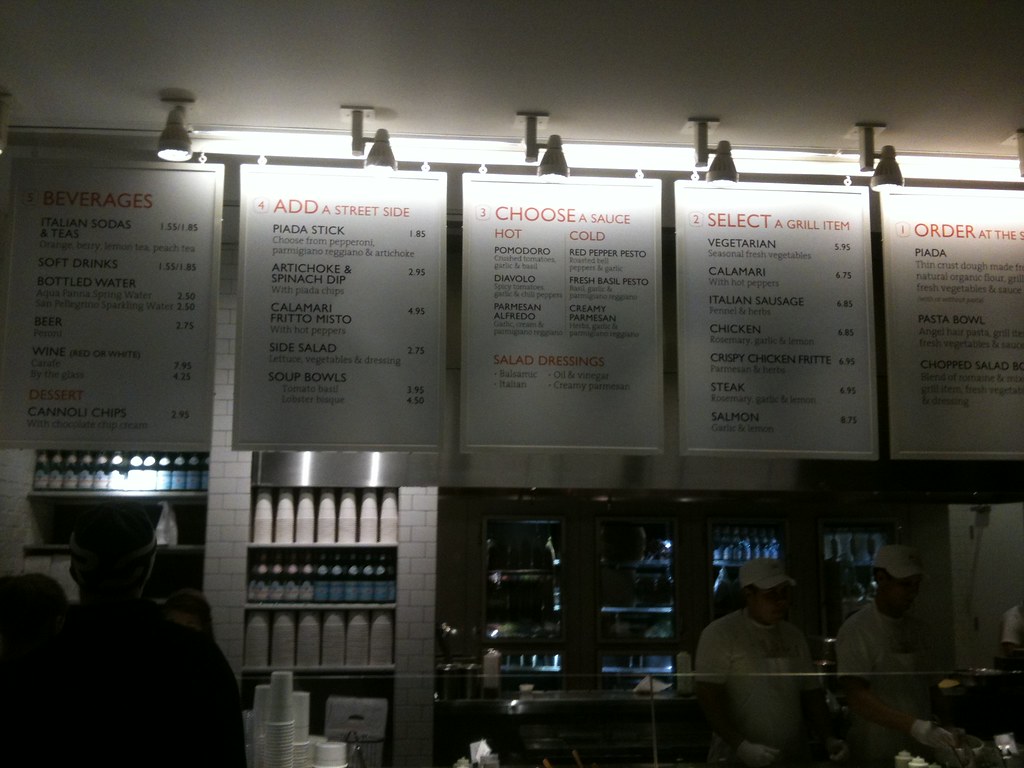 Piada, Menu Boards Dean Small Flickr