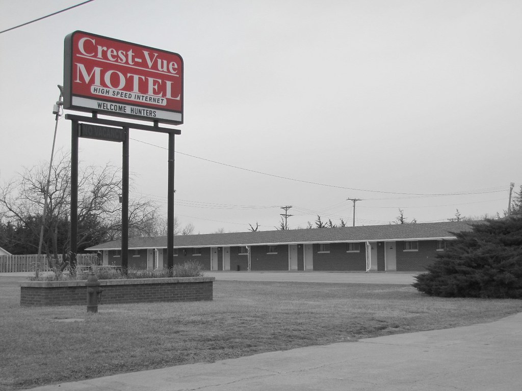 CrestVue Motel On US36 in Mankato, Kansas. jimsawthat Flickr