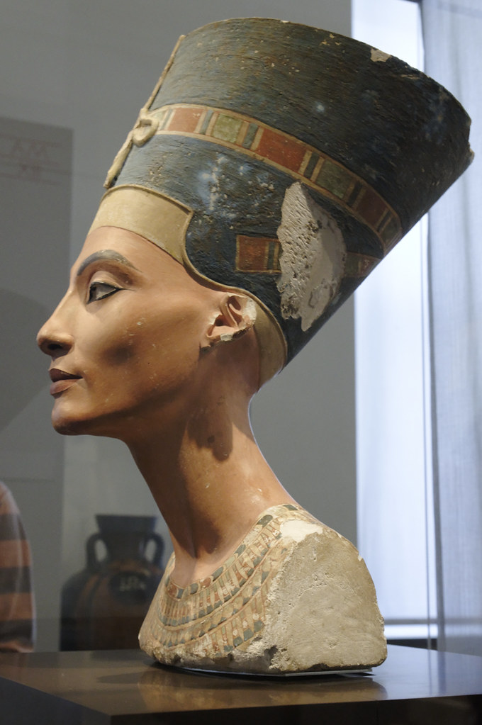Nefertiti The Nefertiti Bust is a 3300yearold painted li… Flickr