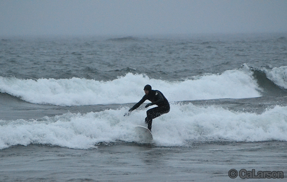 DSC_0317 Surfer in Lake Superior. Calvin Larson Flickr