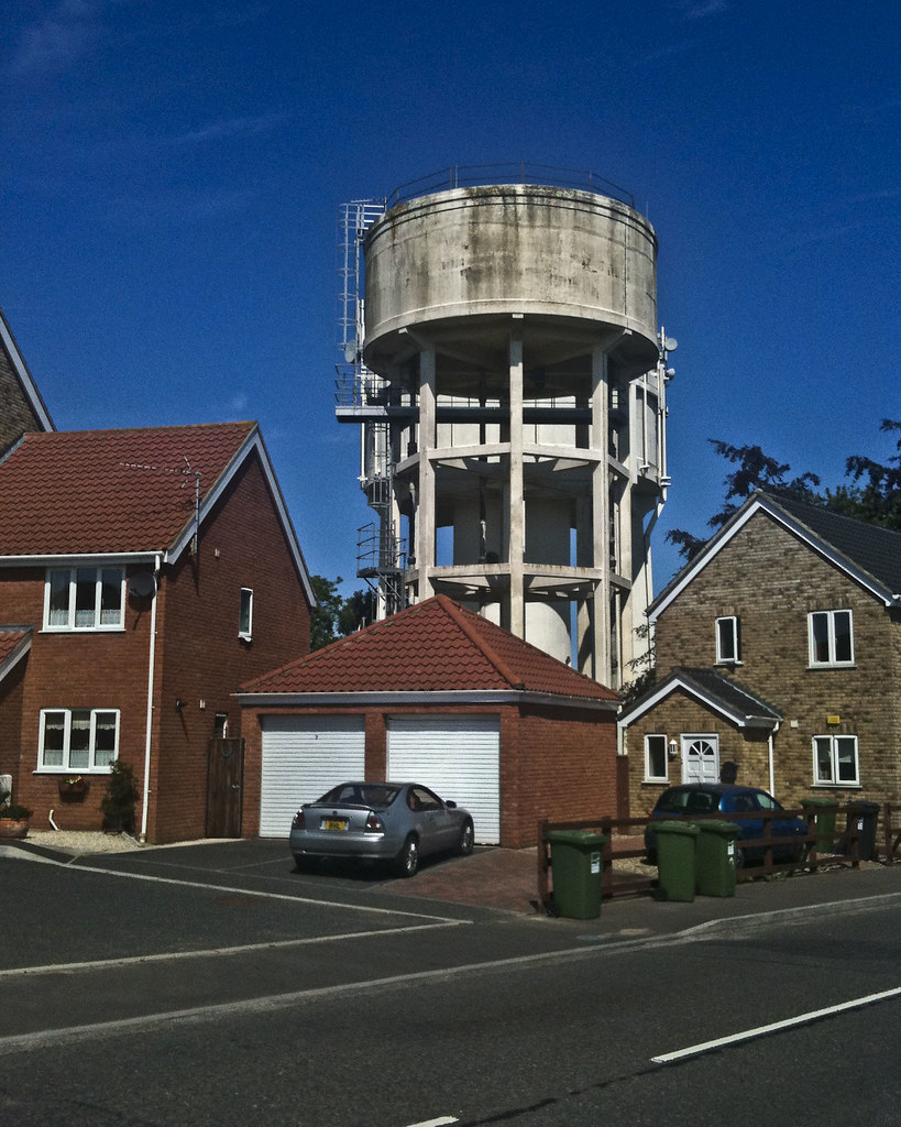 North Walsham water towers Herbert Skardon Flickr
