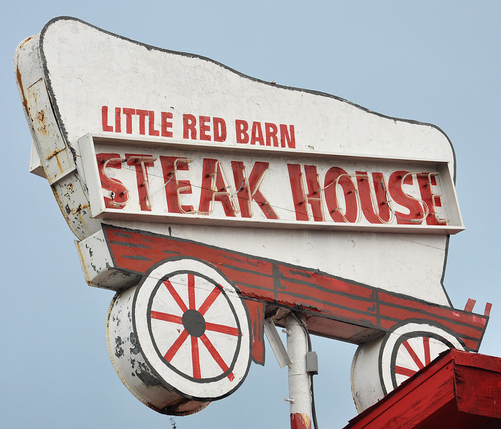 Little Red Barn Steak House San Antonio, TX Debra Jane Seltzer Flickr