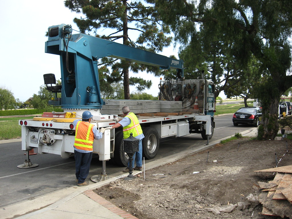 The Rouse House Job The crane truck can carry smaller tank… Flickr
