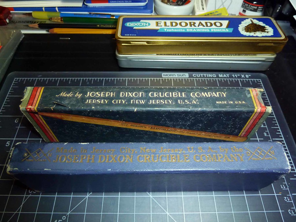 Dixon's ElDorado Master Drawing Pencil 1920s box side Flickr