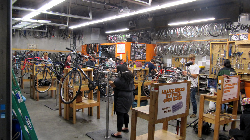 bike kitchen en San Francisco Panamerikana Flickr
