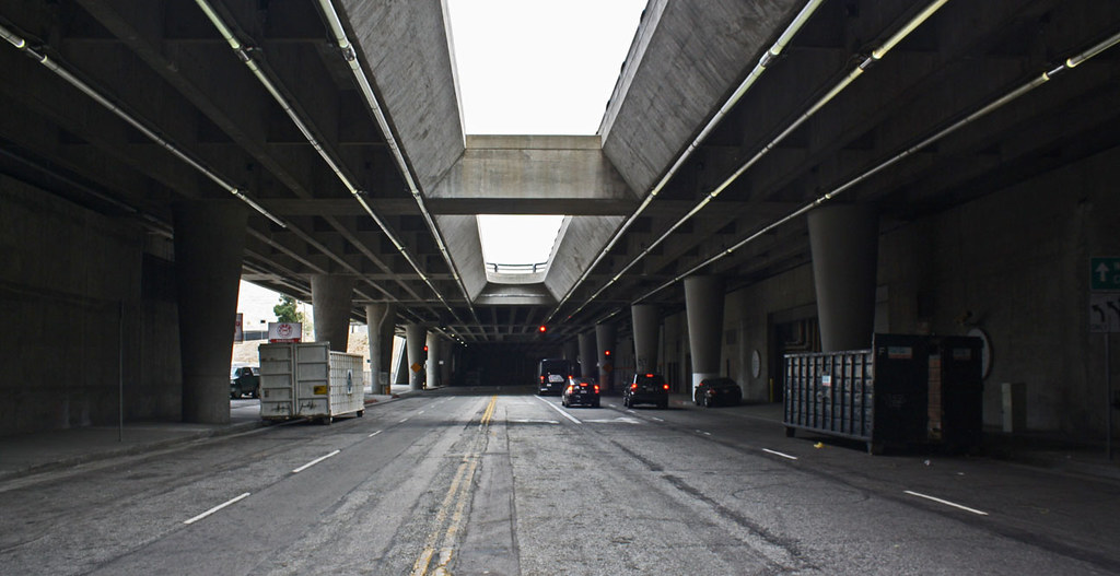 The Italian Job Lower Grand Ave in Downtown Los Angeles is… Flickr