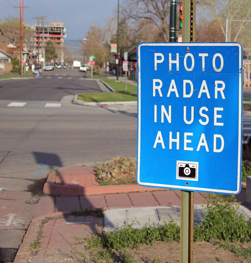 Photo Radar Sign The photo radar van is hiding somewhere a… Jeffrey