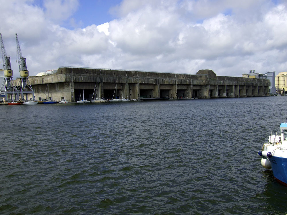 St Nazaire Uboat Pens The classic view of the huge struct… Flickr