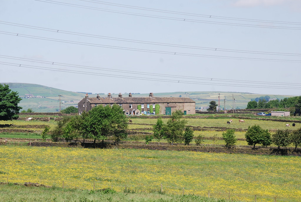 Barkisland across the fields Barkisland, Calderdale Flickr